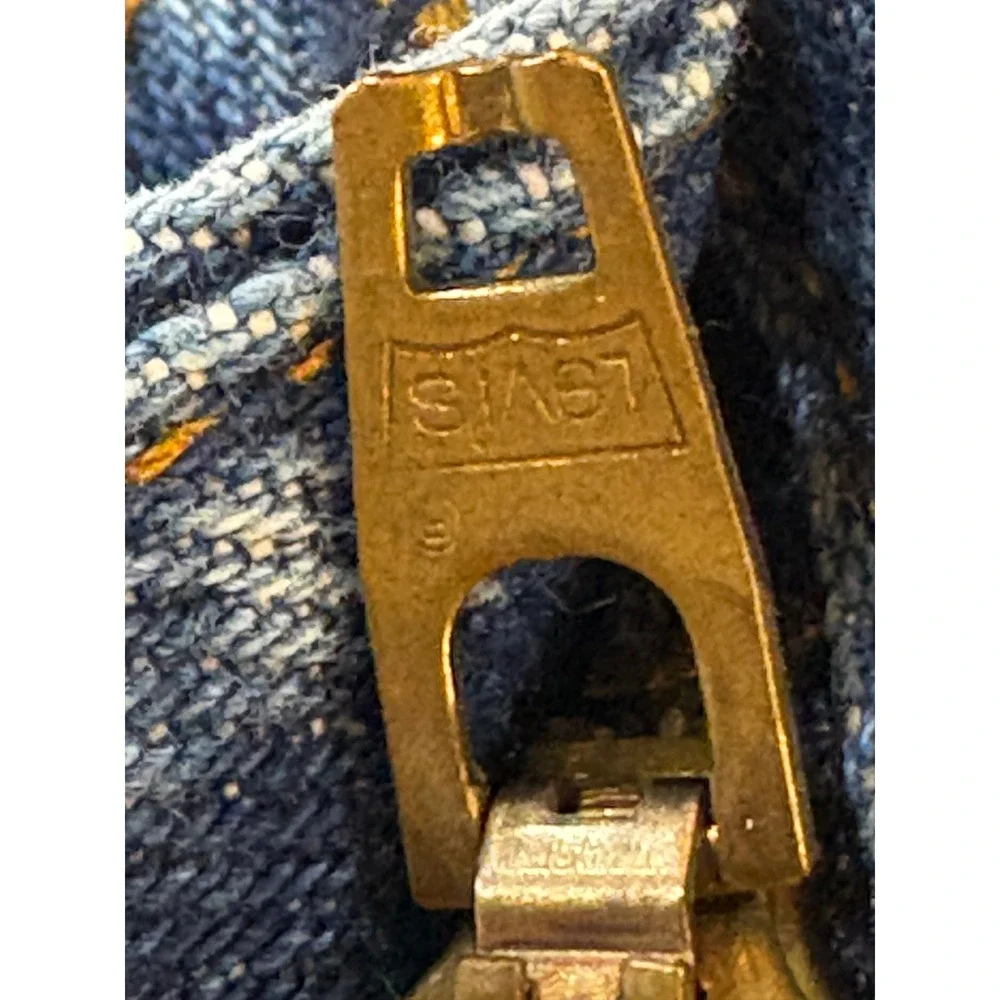 Levi Strauss Kids‎ Blue Denim Jeans Tapered Leg Classic Vintage Orange Tab Sz 12